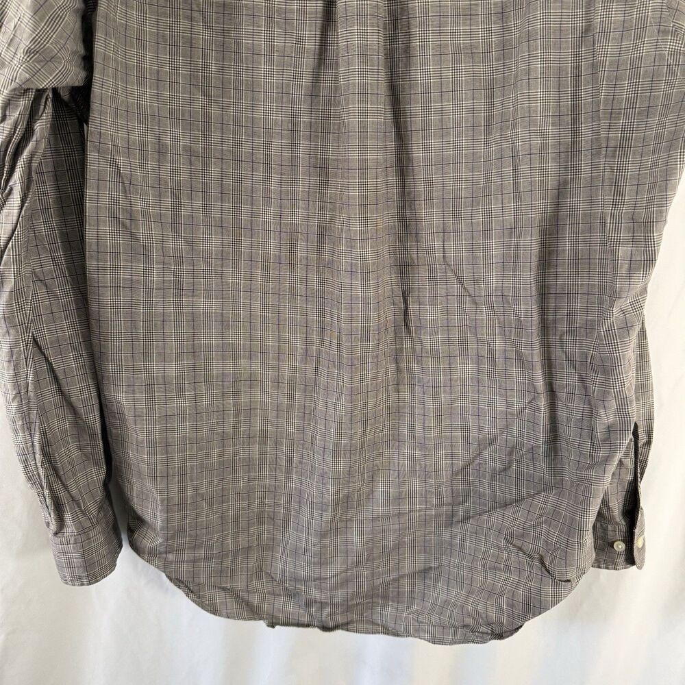 Ralph Lauren Dress Shirt Men's 16.5 Plaid Classic Fit Button Up Long Sleeve - Picture 11 of 12
